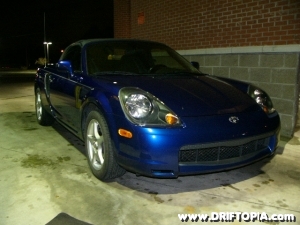 Image of the front of project mr2 spyder.