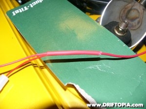 Jpg image showing the heat shrink over the soldered boost gauge joint on the honda s2000