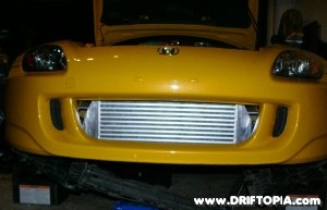 Jpg image of project s2000’s new front mount intercooler
