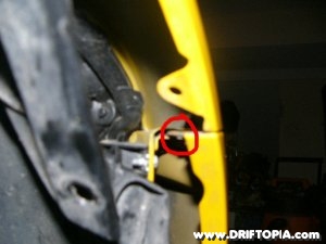 This bolt also needs to be removed from the front bumper on the Honda S2000