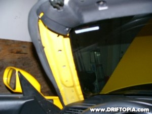 Jpg image of the factory pillar removed from the Honda S2000