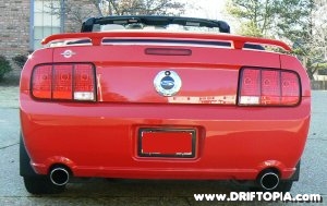 2007 Mustang rear view
