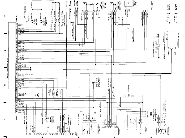 Screenshot of the wiring diagram for a 1991 NA Miata.