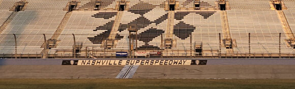 Nashville Superspeedway grandstand.